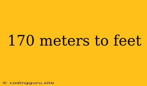 170 Meters To Feet