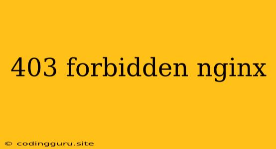 403 Forbidden Nginx