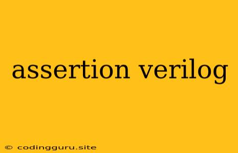 Assertion Verilog