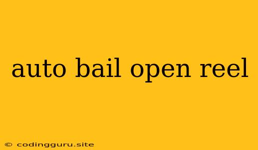 Auto Bail Open Reel