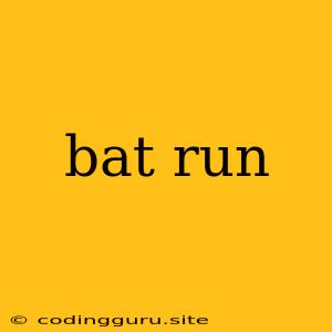 Bat Run