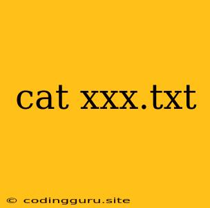 Cat Xxx.txt