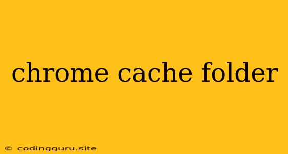 Chrome Cache Folder