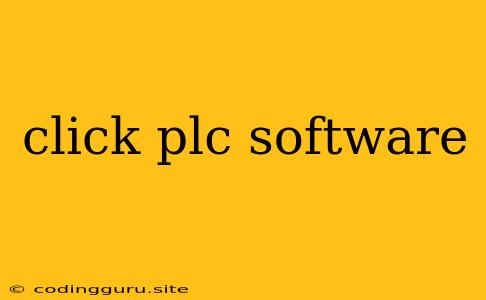 Click Plc Software