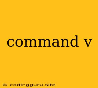 Command V