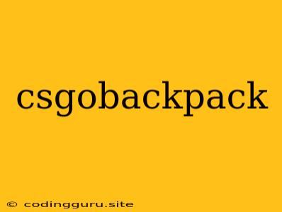 Csgobackpack