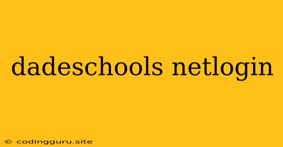 Dadeschools Netlogin