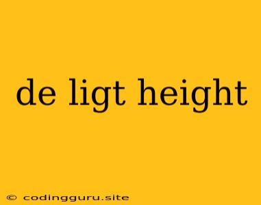 De Ligt Height