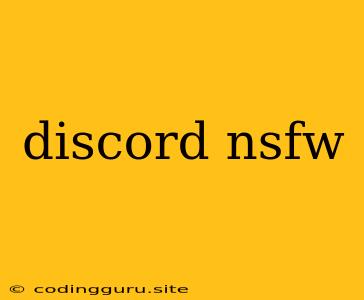 Discord Nsfw