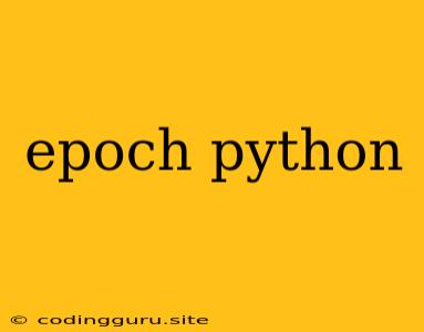 Epoch Python