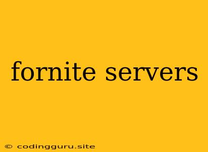 Fornite Servers