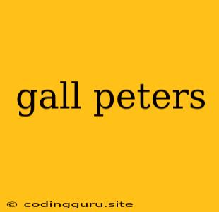 Gall Peters