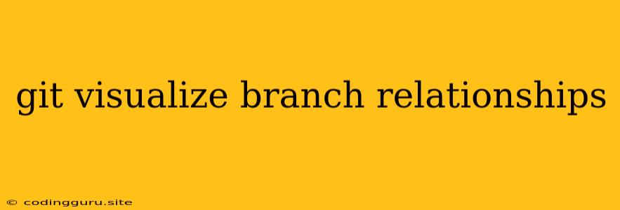 Git Visualize Branch Relationships