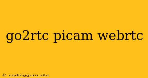 Go2rtc Picam Webrtc