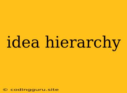 Idea Hierarchy