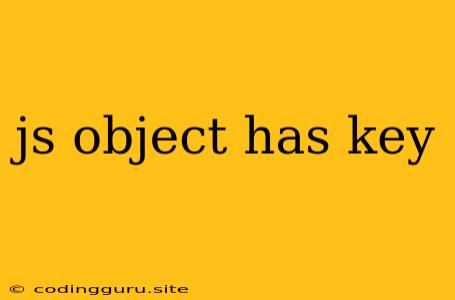 Js Object Has Key