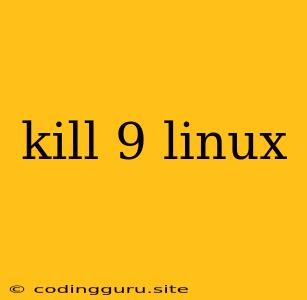 Kill 9 Linux