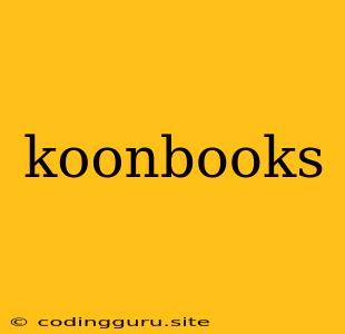 Koonbooks