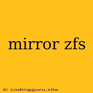 Mirror Zfs