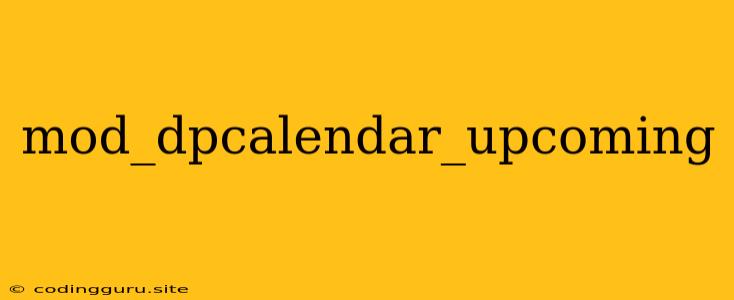 Mod_dpcalendar_upcoming