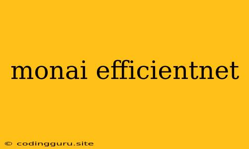 Monai Efficientnet