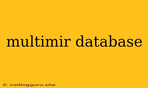 Multimir Database