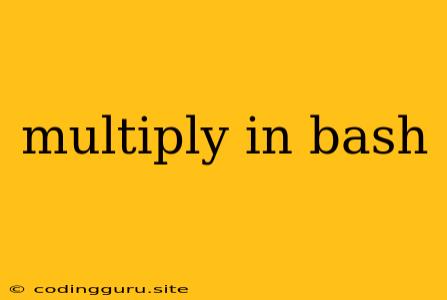 Multiply In Bash