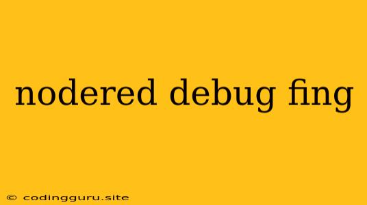 Nodered Debug Fing