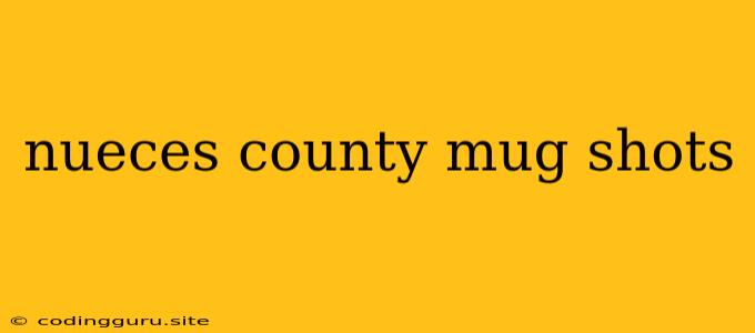 Nueces County Mug Shots