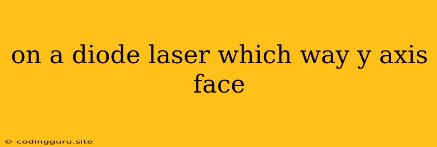 On A Diode Laser Which Way Y Axis Face