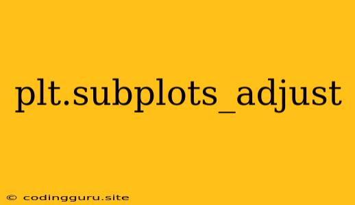 Plt.subplots_adjust