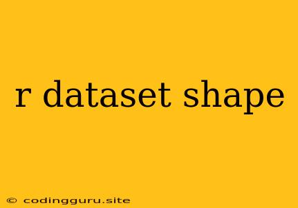 R Dataset Shape