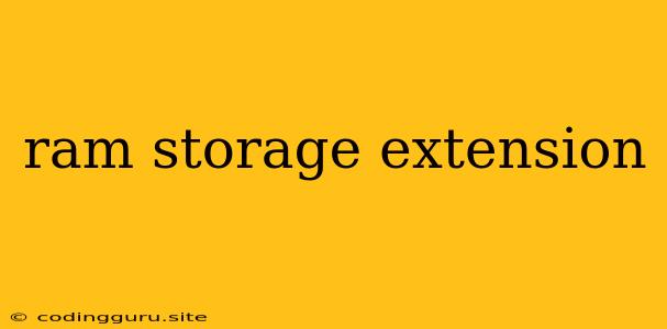 Ram Storage Extension