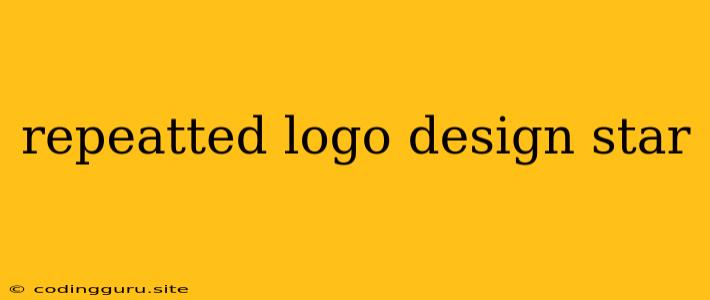 Repeatted Logo Design Star