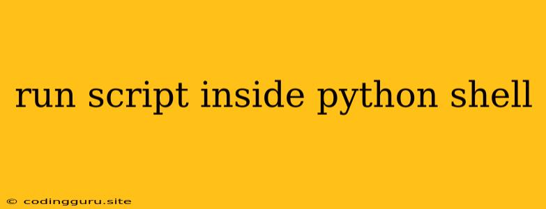 Run Script Inside Python Shell