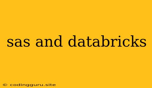 Sas And Databricks