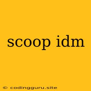 Scoop Idm