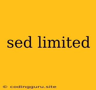 Sed Limited