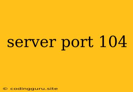 Server Port 104