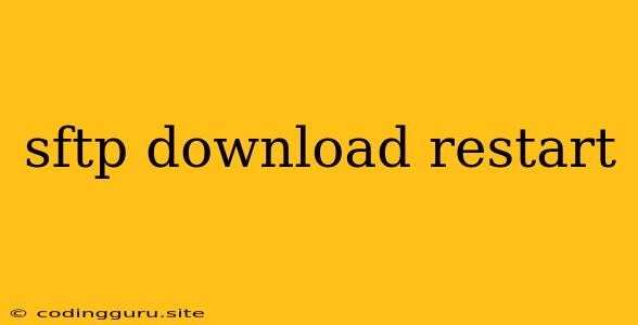 Sftp Download Restart