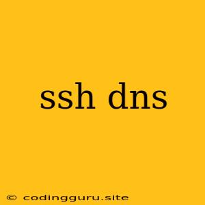 Ssh Dns