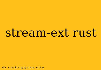 Stream-ext Rust