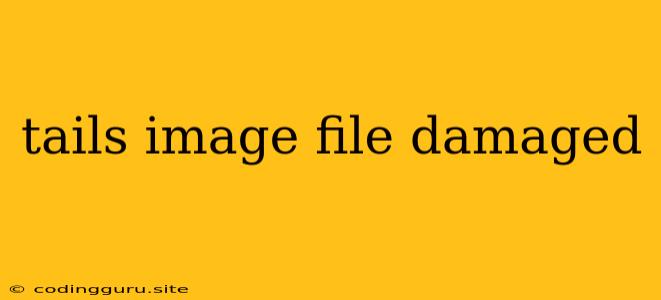 Tails Image File Damaged