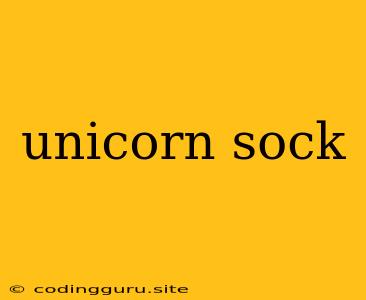 Unicorn Sock