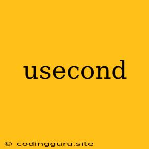 Usecond