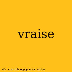 Vraise