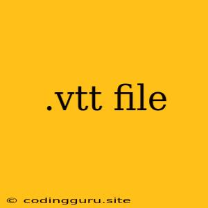 .vtt File