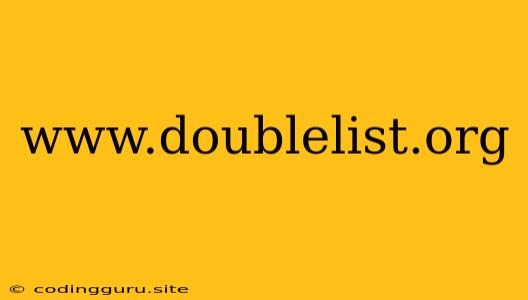 Www.doublelist.org