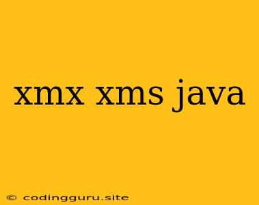 Xmx Xms Java